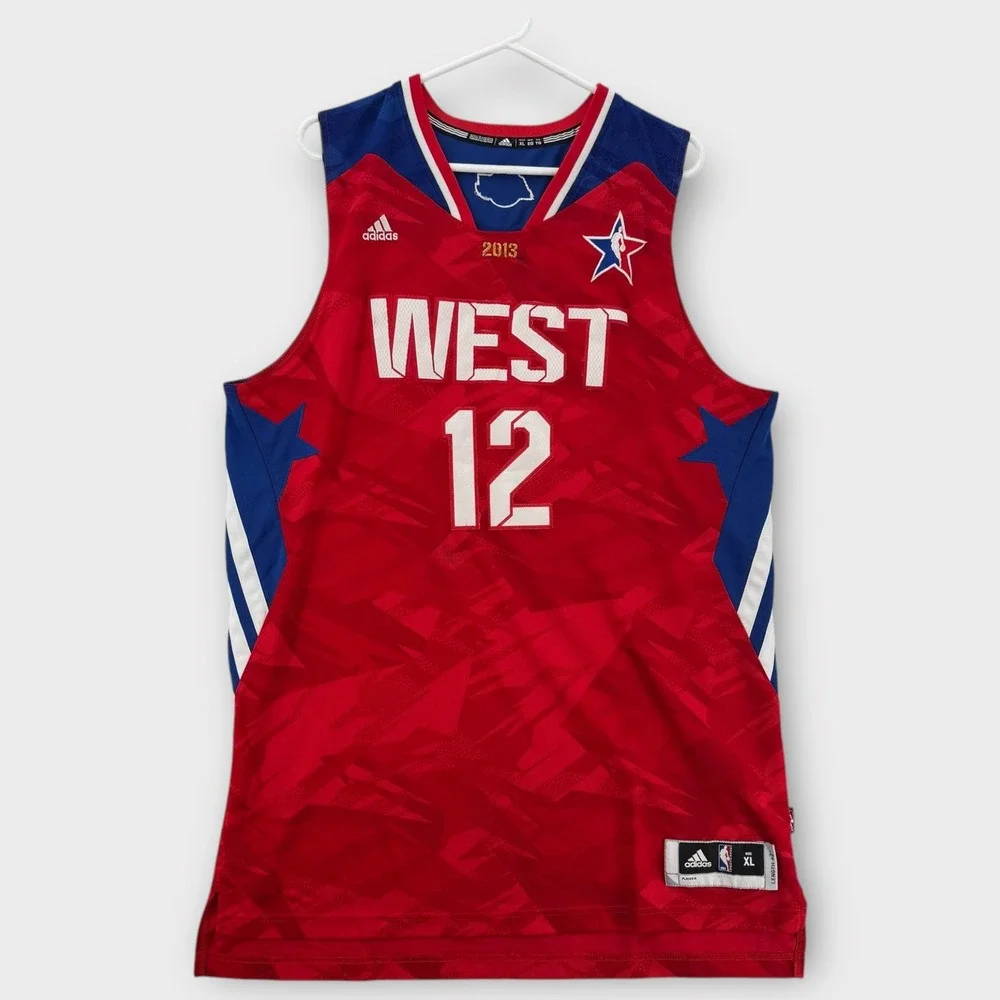 Adidas NBA All-Star‎ Jersey Mens XL Dwight Howard 2013 West Red Blue Lakers Rare